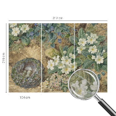 Wandtapete Frühlingskomposition