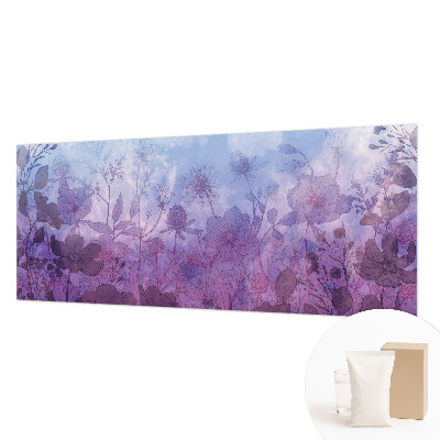 Vlies-Fototapete mit pastellfarbenen Blumenmotiven