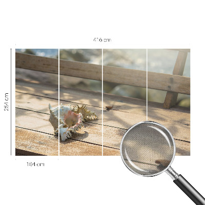 Selbstklebende Fototapete mit entspannter Landschafts- oder Raumszene