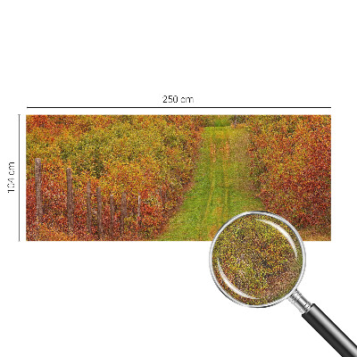 66D-Fototapete mit herbstlichen Farben