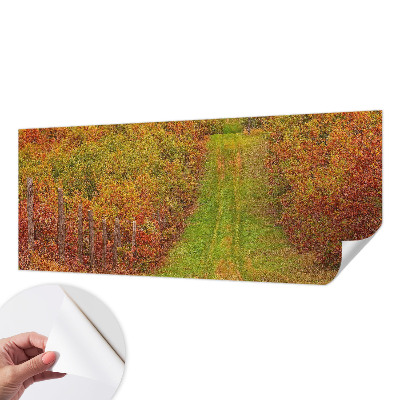66D-Fototapete mit herbstlichen Farben