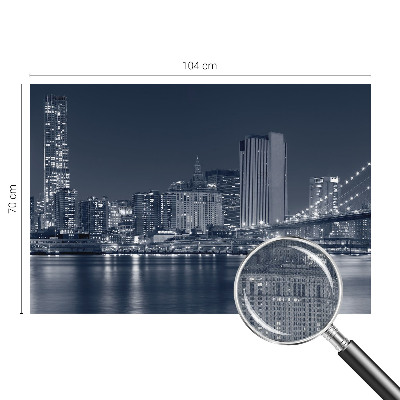 Selbstklebende Fototapete fürs Kinderzimmer Nachtstadt