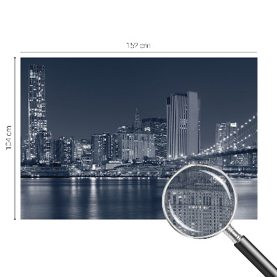 Selbstklebende Fototapete fürs Kinderzimmer Nachtstadt