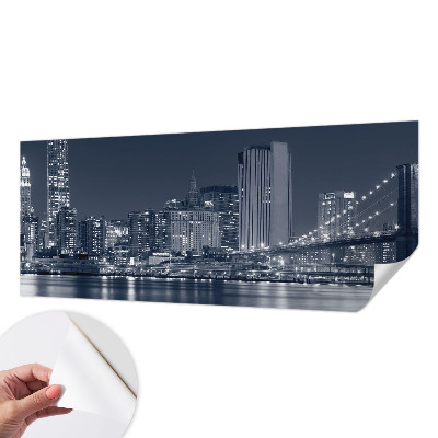 Selbstklebende Fototapete fürs Kinderzimmer Nachtstadt