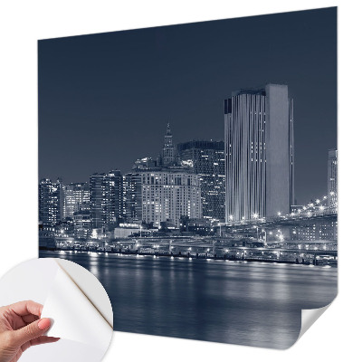 Selbstklebende Fototapete fürs Kinderzimmer Nachtstadt