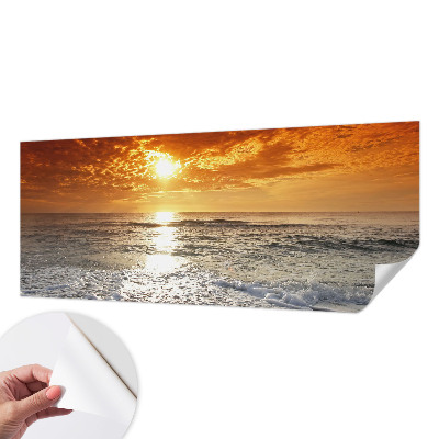 Motivtapete nach Maß mit Meereswellenmotiv