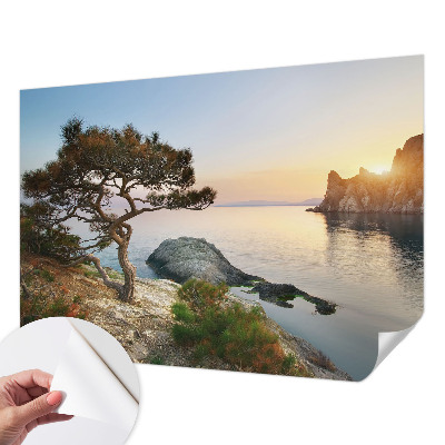 Selbstklebende Fototapete mit friedlicher Naturszenerie
