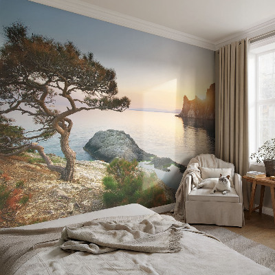 Selbstklebende Fototapete mit friedlicher Naturszenerie