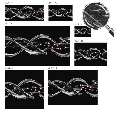 Hochwertige Bildtapete Geflochtenes Muster