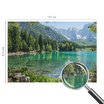 Selbstklebende Fototapete fürs Kinderzimmer Grüner See