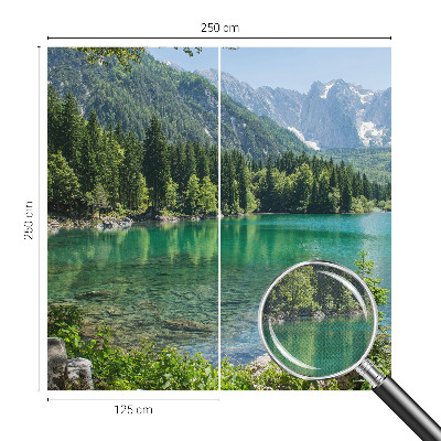 Selbstklebende Fototapete fürs Kinderzimmer Grüner See
