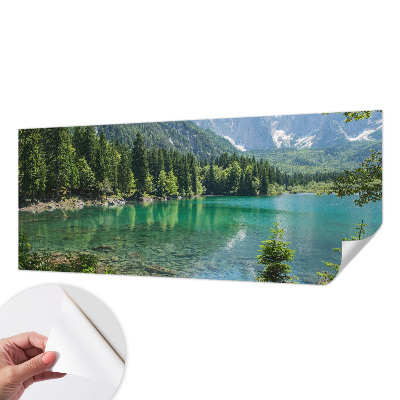 Selbstklebende Fototapete fürs Kinderzimmer Grüner See