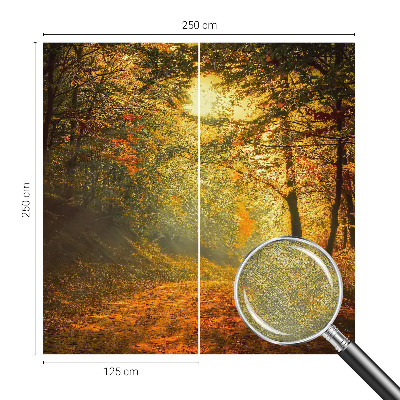 5D-Fototapete mit einer Herbstlandschaft