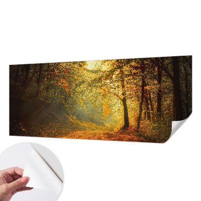 5D-Fototapete mit einer Herbstlandschaft