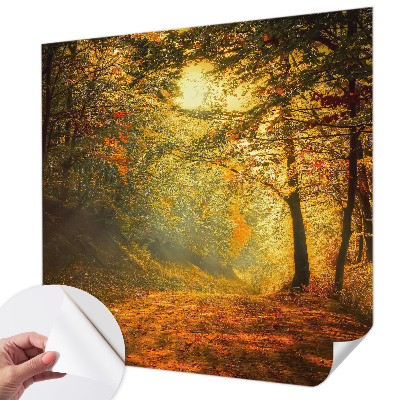 5D-Fototapete mit einer Herbstlandschaft