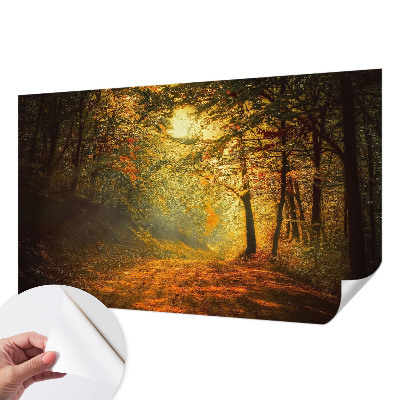 5D-Fototapete mit einer Herbstlandschaft