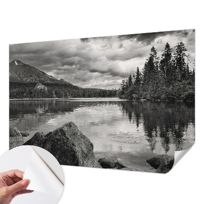 Fototapete nach Maß mit Bergpanorama