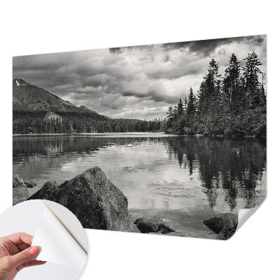 Fototapete nach Maß mit Bergpanorama