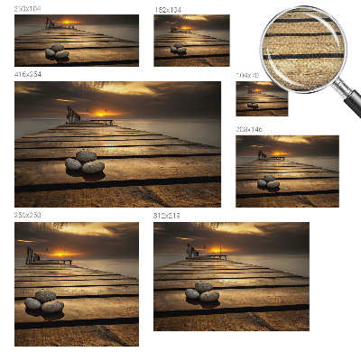 Selbstklebende Fototapete fürs Kinderzimmer Sonnenuntergang