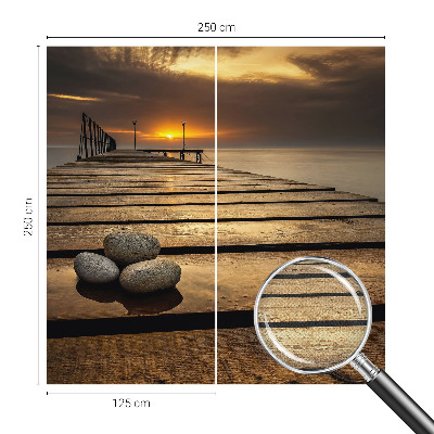 Selbstklebende Fototapete fürs Kinderzimmer Sonnenuntergang