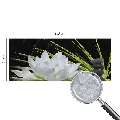 6D-Fototapete mit Motiv „Lilienmeditation“