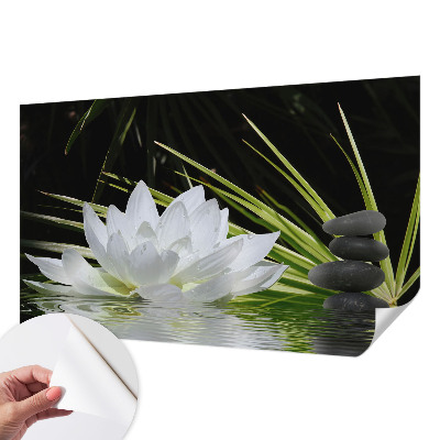 6D-Fototapete Lilienmeditation