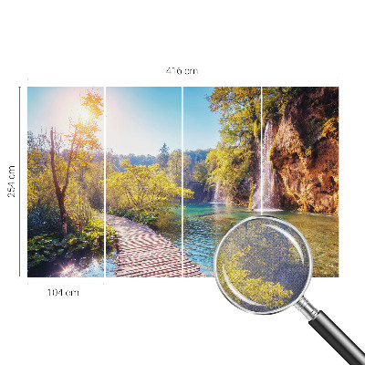 6D-Fototapete fürs Schlafzimmer mit Naturlandschaft
