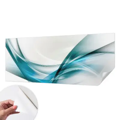 Fototapete nach Maß mit blauen Wellen im maritimen Design