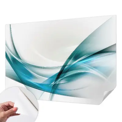 Fototapete nach Maß mit blauen Wellen im maritimen Design