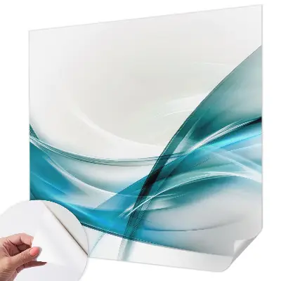 Fototapete nach Maß mit blauen Wellen im maritimen Design