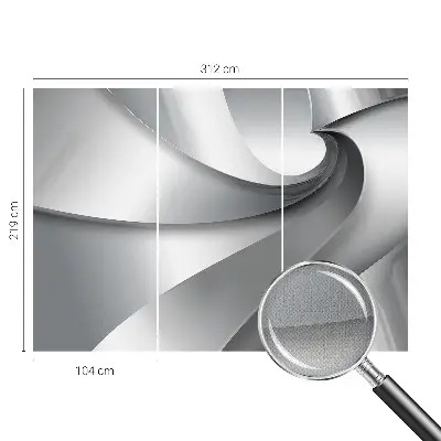Motivtapete nach Maß mit geometrischen Spiralen