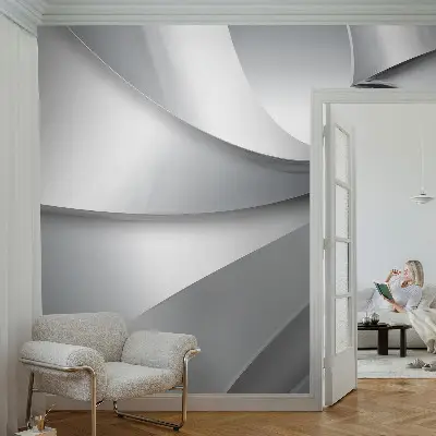 Motivtapete nach Maß mit geometrischen Spiralen