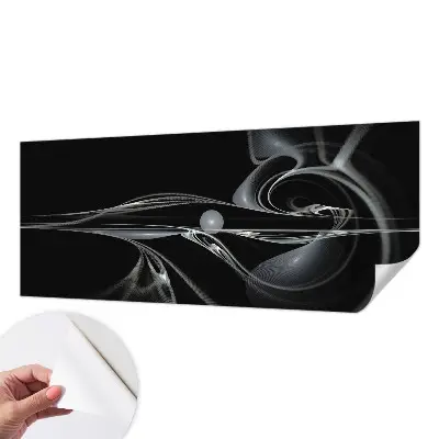 Motivtapete fürs Wohnzimmer mit Motiv fließender Wasserläufe
