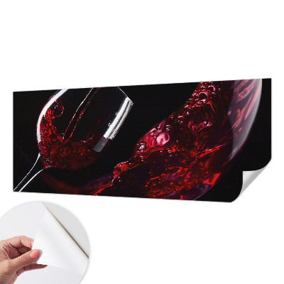 66D-Fototapete fürs Wohnzimmer in Rotweintönen