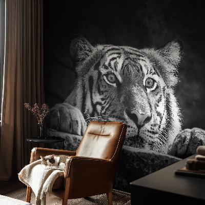 Hochwertige Bildtapete Raubtierblick