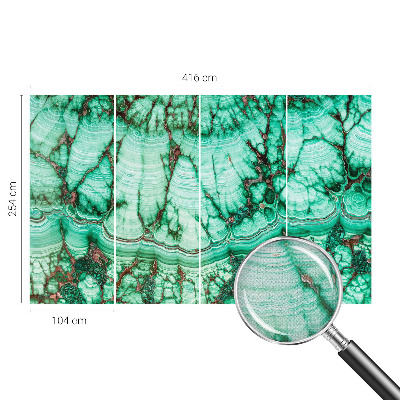 Vintage tapete Grüne Muster