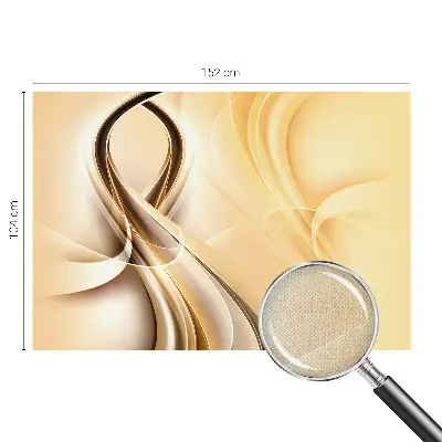 Selbstklebende Fototapete mit Wellenlinien-Motiv