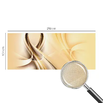 Selbstklebende Fototapete mit Wellenlinien-Motiv