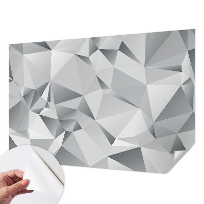 Selbstklebende Fototapete fürs Kinderzimmer mit abstraktem geometrischem Muster