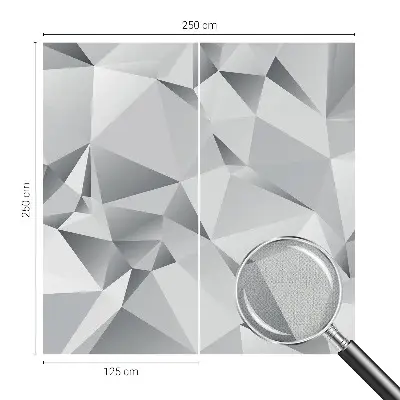 Selbstklebende Fototapete fürs Kinderzimmer mit abstraktem geometrischem Muster