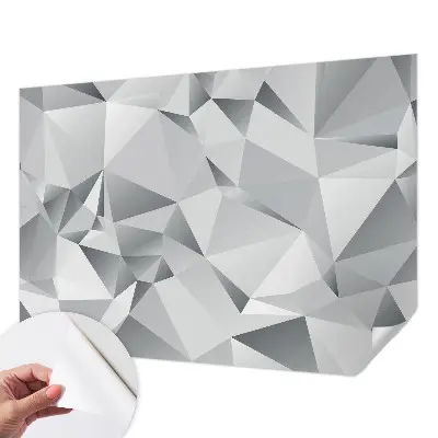 Selbstklebende Fototapete fürs Kinderzimmer mit abstraktem geometrischem Muster