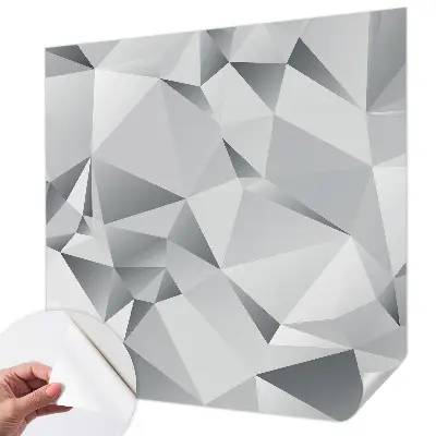 Selbstklebende Fototapete fürs Kinderzimmer mit abstraktem geometrischem Muster