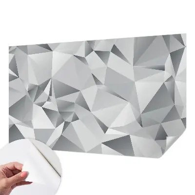 Selbstklebende Fototapete fürs Kinderzimmer mit abstraktem geometrischem Muster