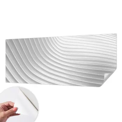 Selbstklebende Fototapete fürs Schlafzimmer mit einem eleganten Wellenmotiv