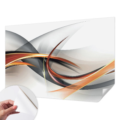 Fototapete in 3D-Optik mit abstraktem dynamischem Motiv