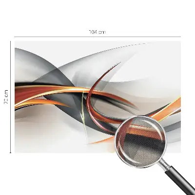 Fototapete in 3D-Optik mit abstraktem dynamischem Motiv