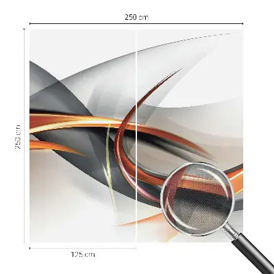 Fototapete in 3D-Optik mit abstraktem dynamischem Motiv