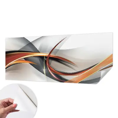Fototapete in 3D-Optik mit abstraktem dynamischem Motiv
