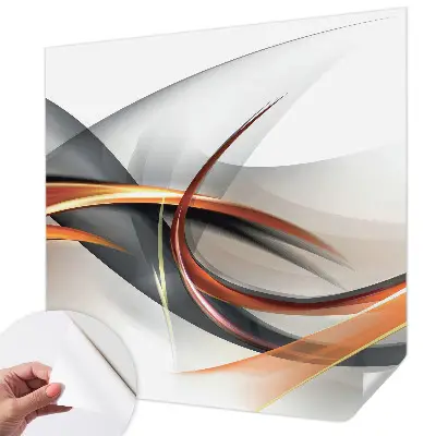 Fototapete in 3D-Optik mit abstraktem dynamischem Motiv