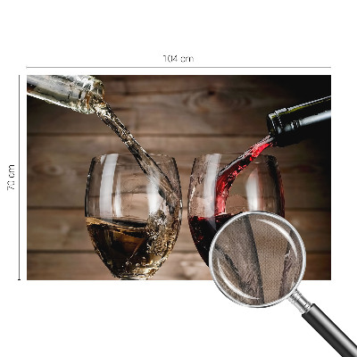 Vintage tapete Gläser Wein